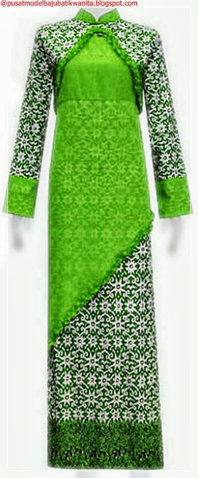 Model  Baju Batik  Gamis  Modern  Wanita Terbaru Busana 