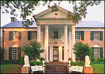 Graceland, la propriété d'Elvis Presley à Memphis, TN.