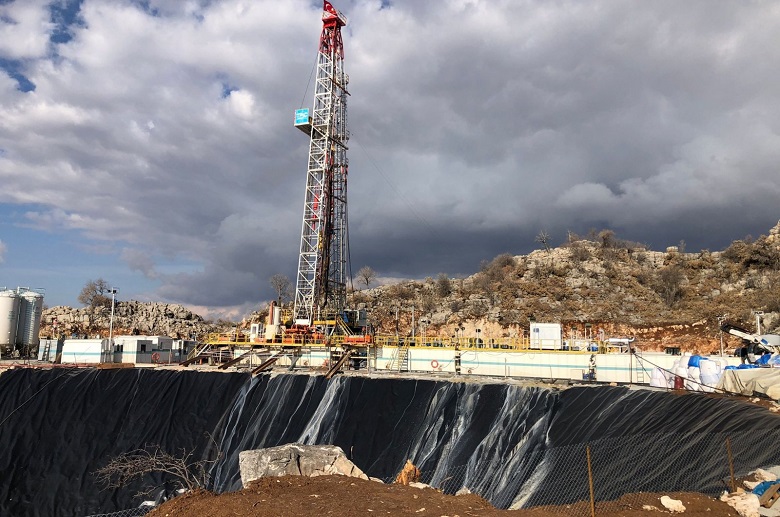 Medan rizab minyak yang baru ditemui di Gunung Gabar, Şırnak, tenggara Türkiye, 12 Dis 2022. (Foto DHA)