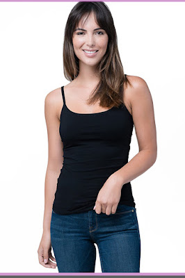 shelf bra camisole tops