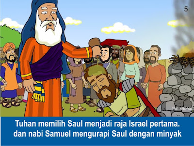 Komik Alkitab Anak: Saul Raja Israel Pertama