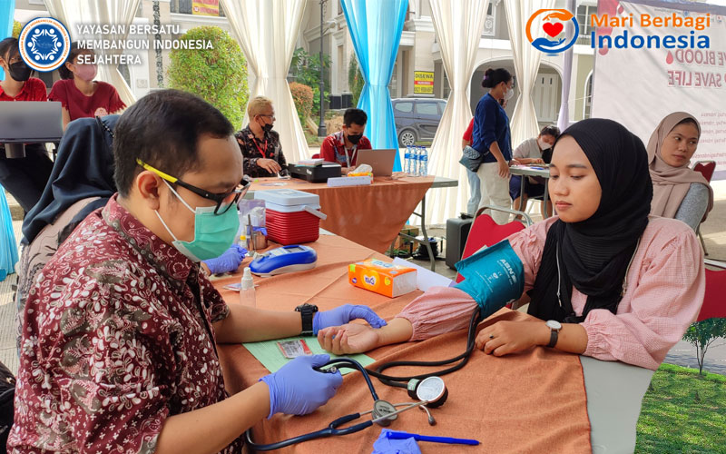 Donor Darah Mari Berbagi Indonesia dan Palang Merah Indonesia