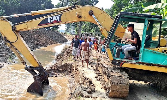 খাল খননে বিনা মূল্যে জমি দিলেন দুই কৃষক, জলাবদ্ধতামুক্ত হলো দুই হাজার একর ফসলি জমি