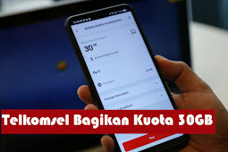 Wow! Telkomsel Bagikan Kuota 30GB Secara Gratis Untuk 30 Hari