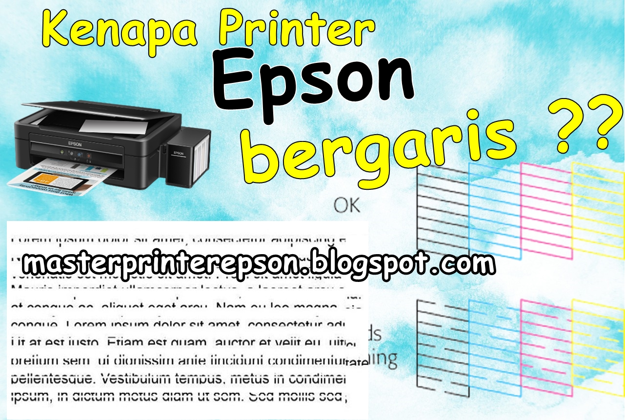 Mengatasi Hasil Printer Bergaris di Epson L360