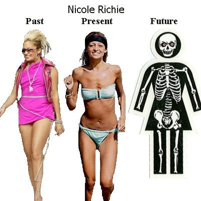 Nicole Richie Thin. nicole richie fat to thin