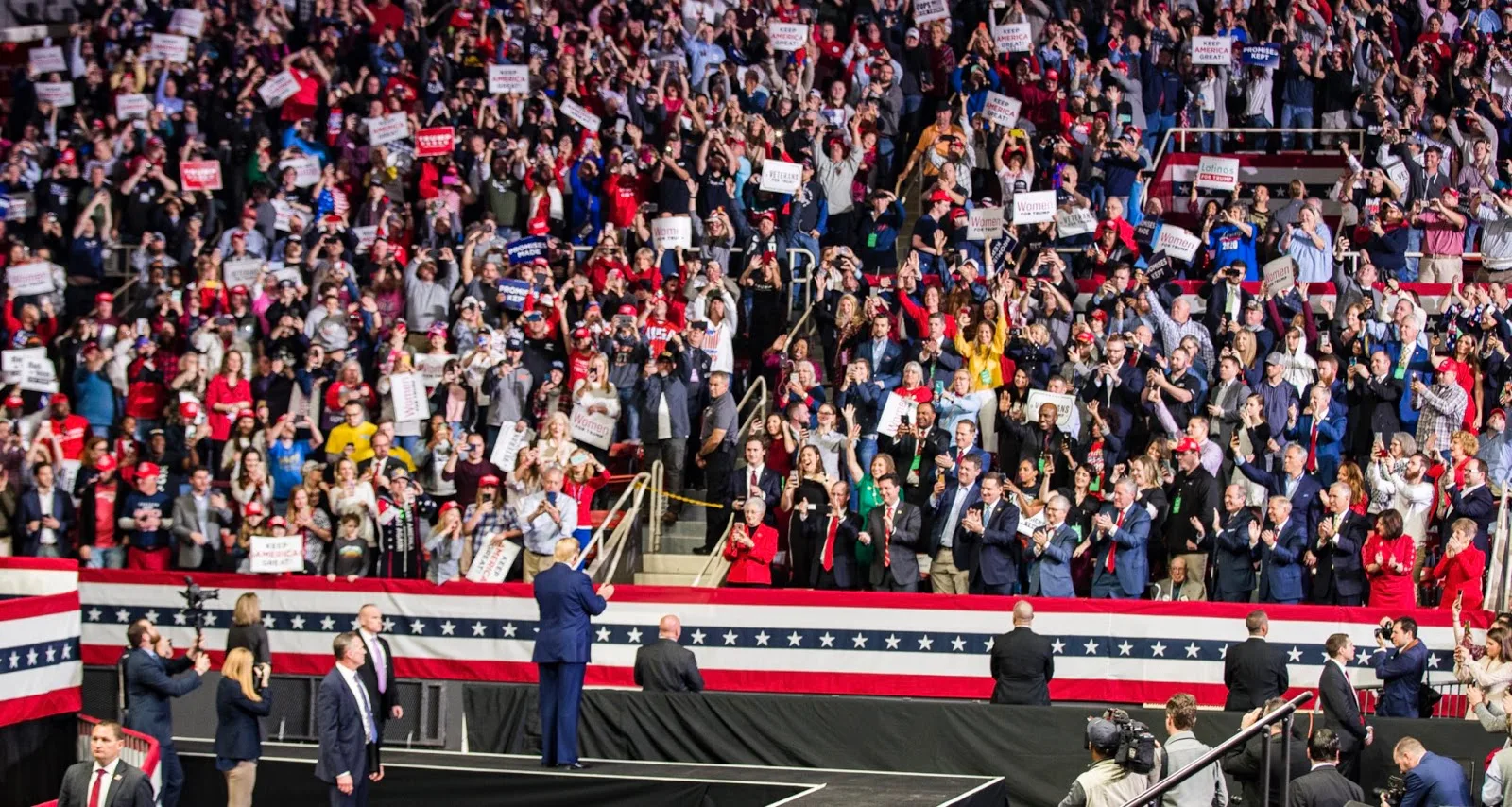 Donald Trump in the US party nominations.