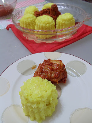 Life is colorful: Step by Step Pulut Kuning & Rendang 