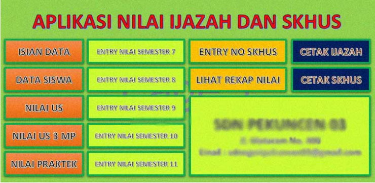 aplikasi pengolah nilai ijazah terbaru 2021