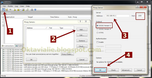 Cara Tahtering Wifi hotspot HTTP Injector Ke PC Tanpa Root