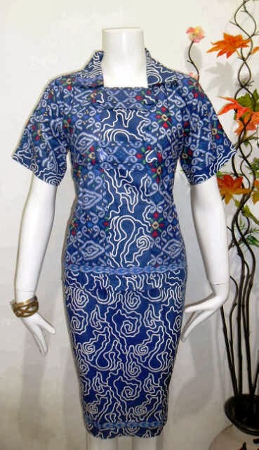 Blouse Batik Setelan Atas Bawah Seragam Batik Kantor 