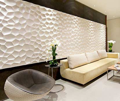 Modern 3d gypsum wall panels  choice and installation