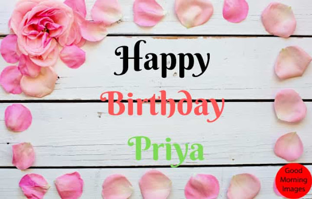 Birthday cake images with name priya