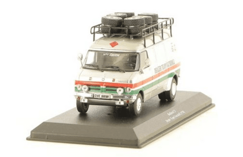 bedford cf 1:43 dealer team vauxhall, vehicules d'assistance rallye