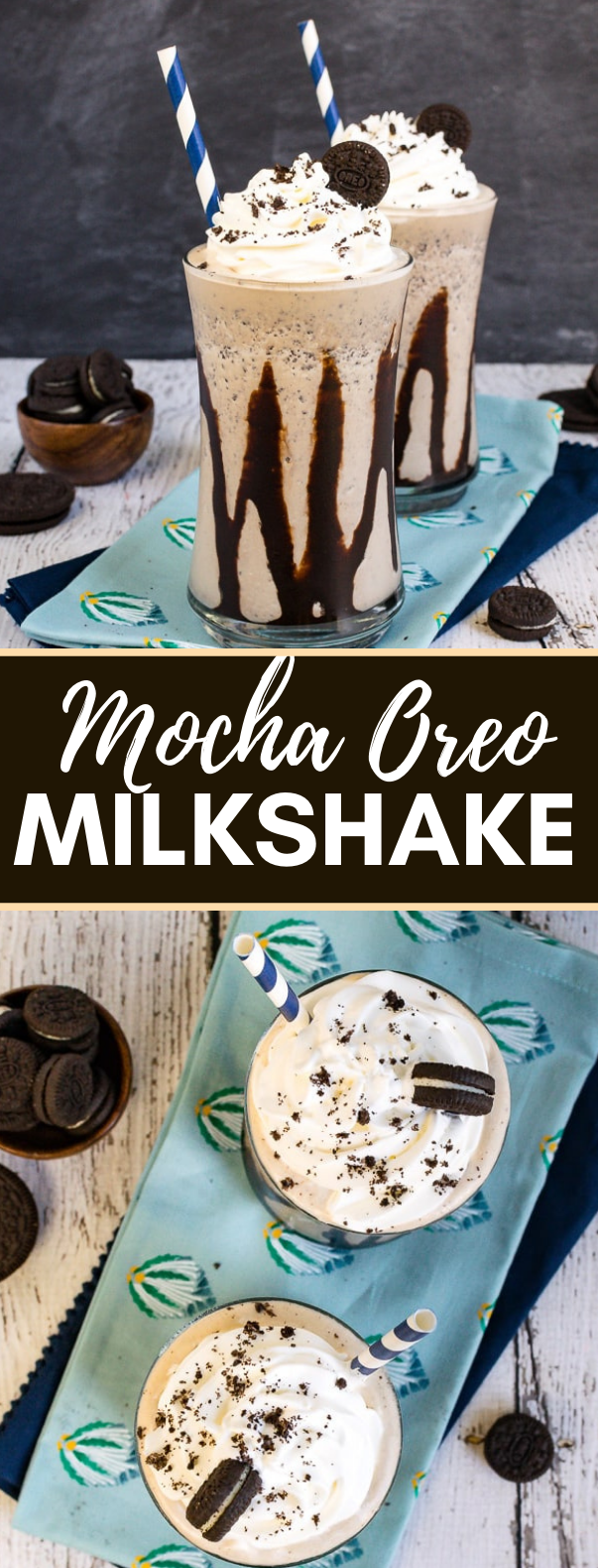 MOCHA OREO MILKSHAKES #drinks #desserts #milkshakes #sweets #summerrecipe 