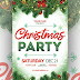 Christmas Party Flyer | elegante volantino per le feste di Natale
