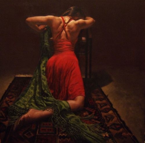 Hamish Blakely pinturas estilo clássico corpos realistas dançando sensuais