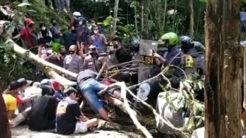 Polisi Sebut Ada Provokator Tunggangi Bentrokan Terkait Pembangunan Bendungan Bener Purworejo