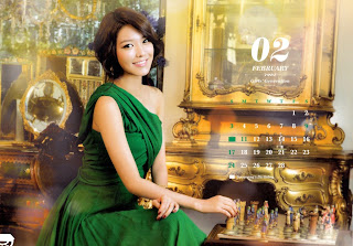 SNSD Sooyoung Desk Calendar 2013 2