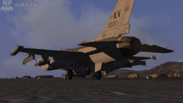 arma3用F-16アドオン開発中