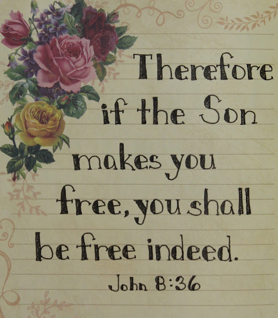 Scripture Writing, John 8:36