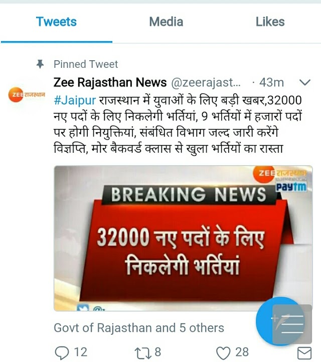 Rajasthan 35000+ upcoming recruitment alert news | Rajasthan 2018 upcoming new vacancy recruitment