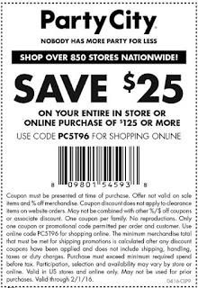 party city coupons 2018