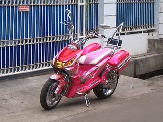 Modif Matic Honda Beat Chopper Touring Style  Modifikasi 