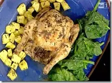 Pollo al forno con patate light