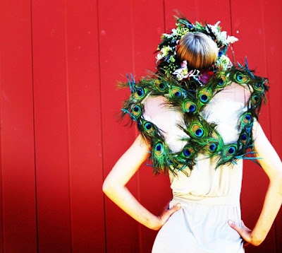  peacock feathers in your wedding If I get a second later 