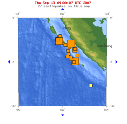 12 September 2007 - Gempa Bumi 7,9 SR di Bengkulu