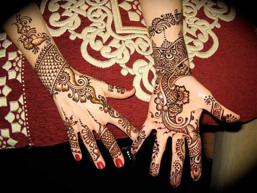 Latest Pakistani henna Mehndi Designs of 2013-14