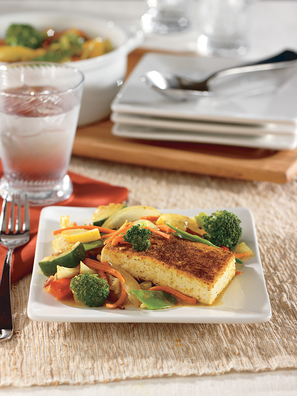 Curry-Spiced Tofu with Asian Vegetables
