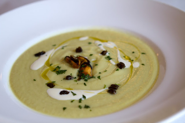 Curried Cauliflower Soup at Liv's Oyster Bar