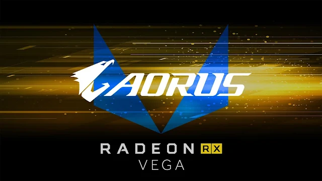 Papel de parede grátis Aorus RX VEGA para PC, Notebook, iPhone, Android e Tablet.