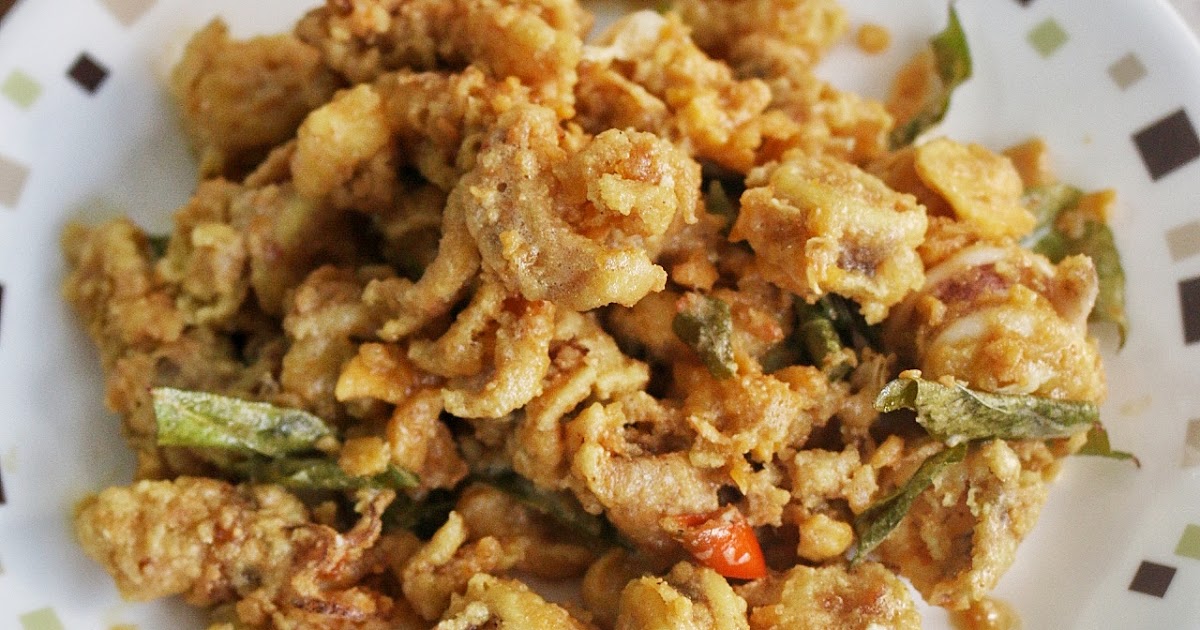 Mamadee's kitchen: Sotong goreng telur masin