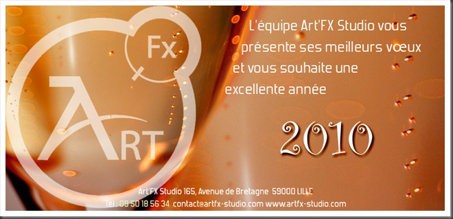 Bonne année 2010 de la part d'Art'FX Studio