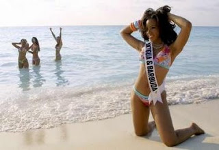Miss 2007 Antigua & Barbuda, Stephanie Winter with Swimsuit  pictures images pics photo gallery