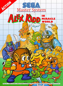 Portada videojuego Alex Kidd in Miracle World