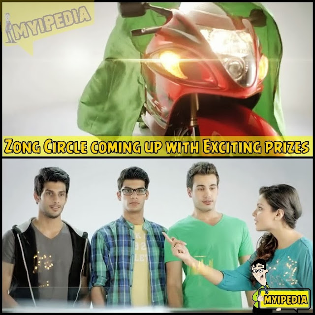 Zong circle upcoming TVC with Prize package