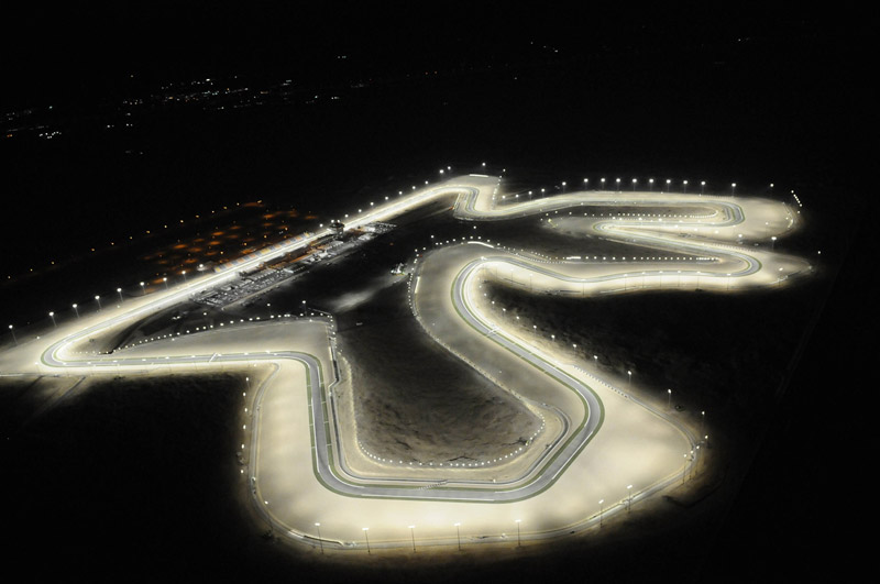 losail, qatar circuit, night