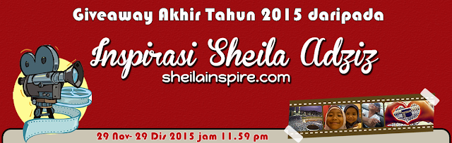 GIVEAWAY AKHIR TAHUN 2015 SHEILA INSPIRE