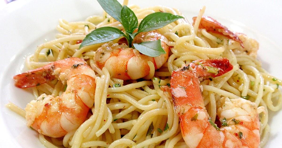 Resepi Spaghetti Aglio Olio Seafood  Resepi Ibunda