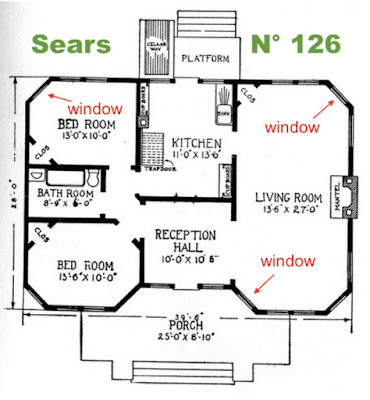 Sears No 126 floor plan