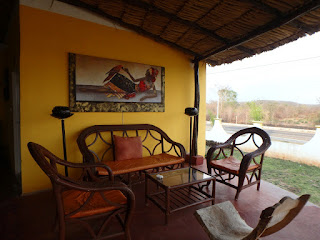 Lounge chairs with coffee table