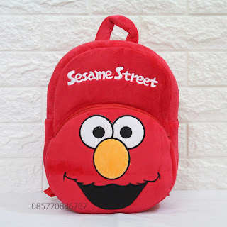 Tas Boneka Anak Lucu Karakter Elmo