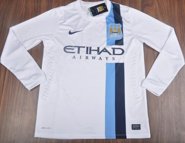 Jersey Grade Ori Manchester City 3rd (Third) Long Sleave Official 2013-14