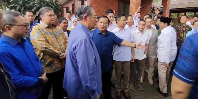 Terima Dukungan Demokrat, Parpol KIM Kumpul di Hambalang