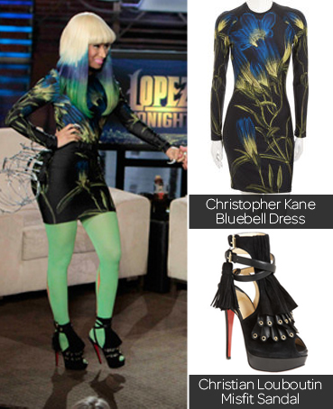 nicki minaj shoes. Nicki Minaj in Christopher