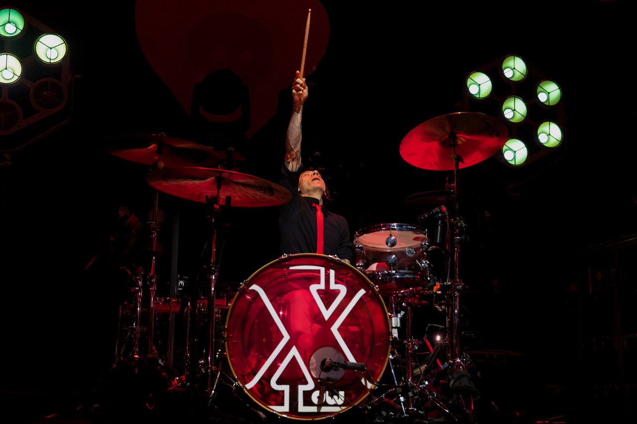 Atom Willard of Alkaline Trio @ the Masonic Auditorium (Photo: Sean Reiter)